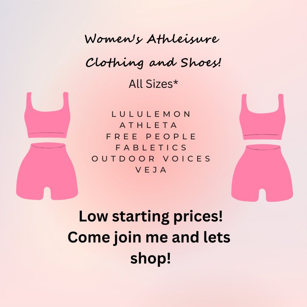 Set Active Pink Leggings Sz S